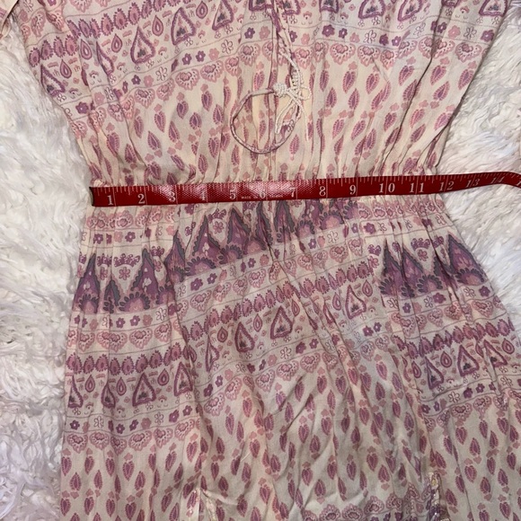 Boho Beachy Chic Maizy Cummings Maxi Dress pinks Size Medium - Picture 11 of 11